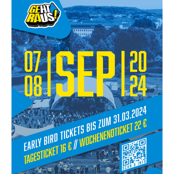 GEht RAus! Open Air Festival - 2-Tages-Ticket